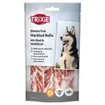 TRIXIE DENTA FUN MARBLED BEEF CHEWING ROLLS 12 CM 6 ST 70 GR TRIXIE DENTA FUN MARBLED BEEF CHEWING ROLLS 12 CM 6 ST 70 GR