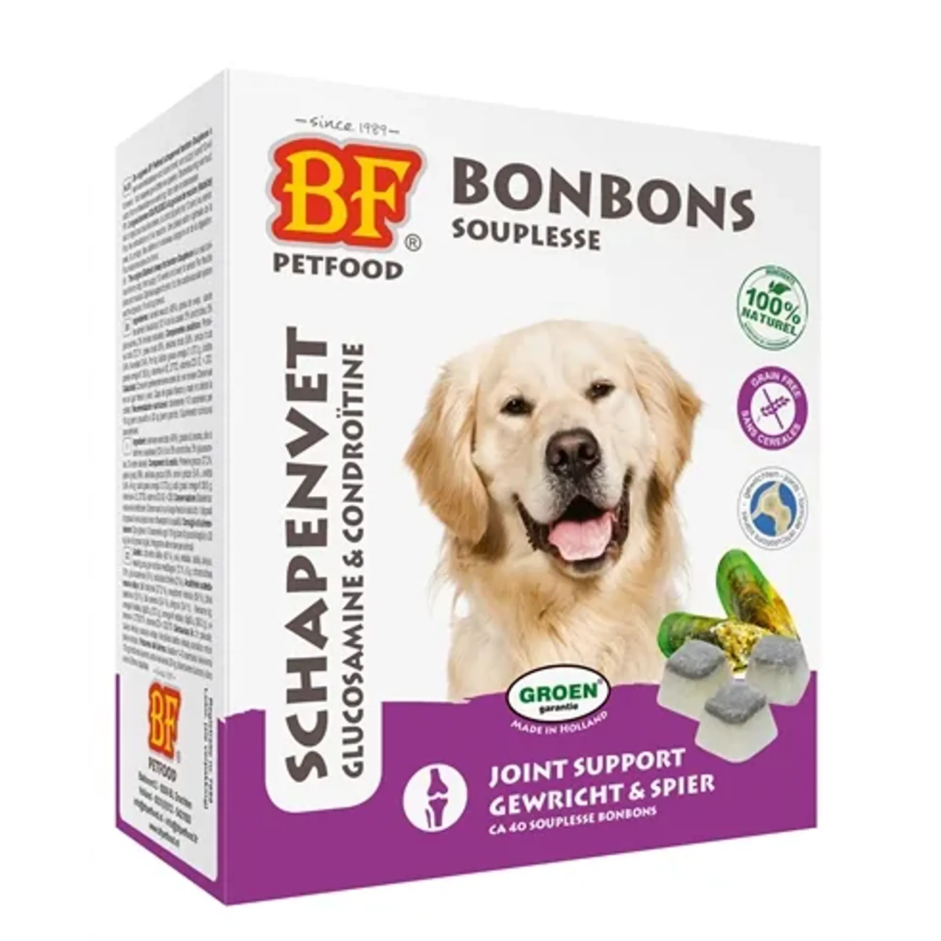 BF PETFOOD SCHAPENVET MAXI BONBONS SOUPLESSE 40 ST