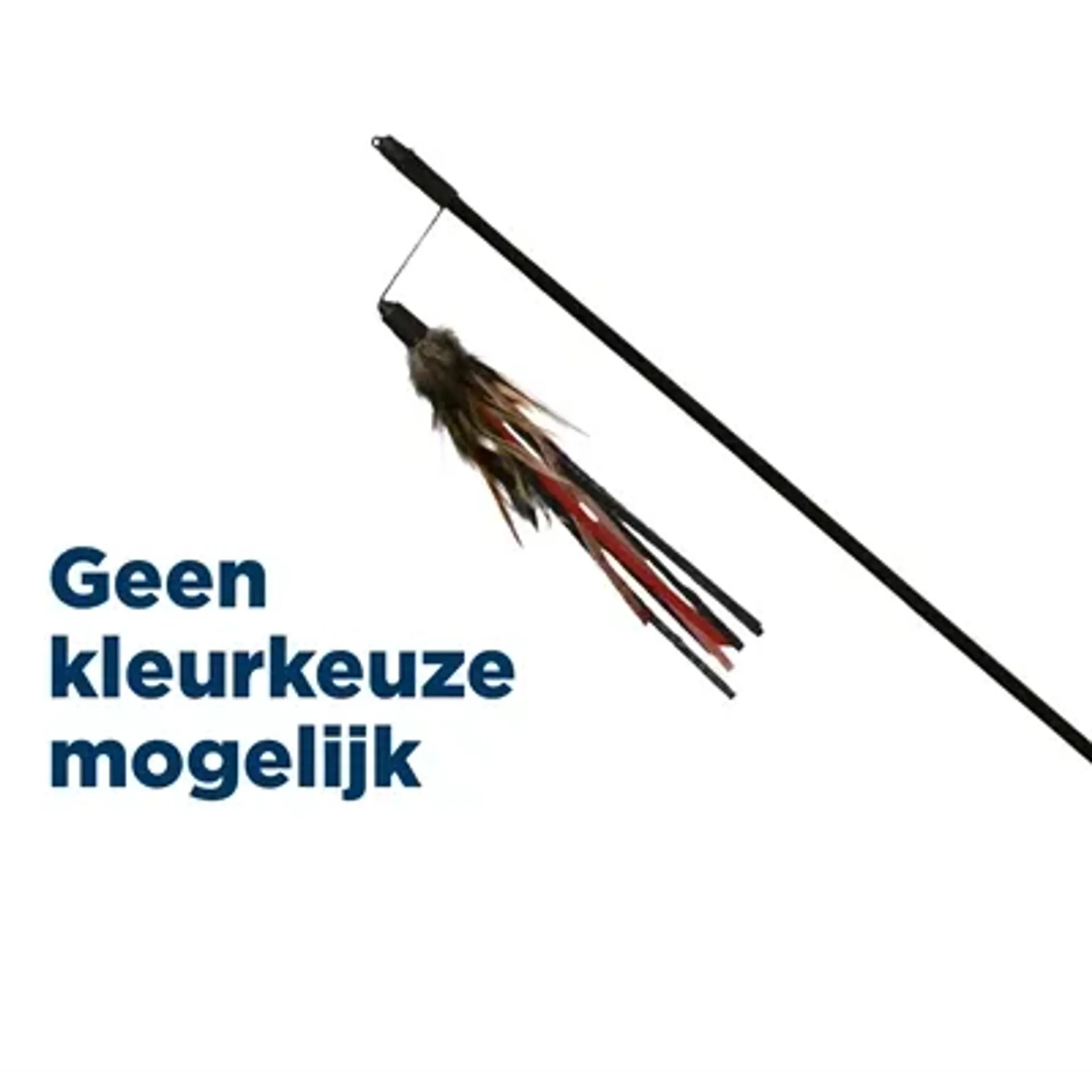 TRIXIE KATTENHENGEL LEER MET VEER ASSORTI 50 CM