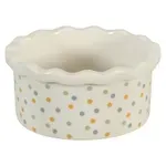 ZOLUX VOERBAK COSY GESTIPT KERAMIEK WIT 10X10X4,5 CM 150 ML ZOLUX VOERBAK COSY GESTIPT KERAMIEK WIT 10X10X4,5 CM 150 ML