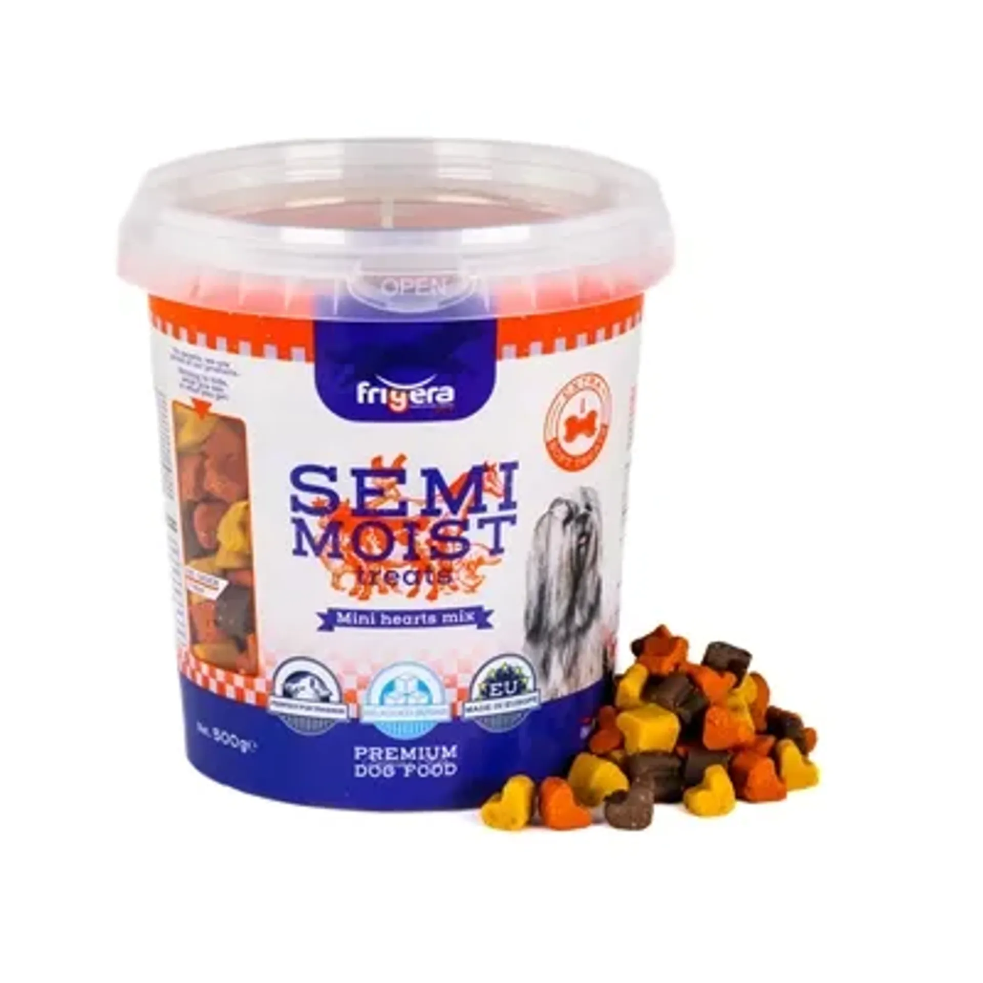 FRIGERA SOFT TREATS MINI HEARTS MIX 500 GR