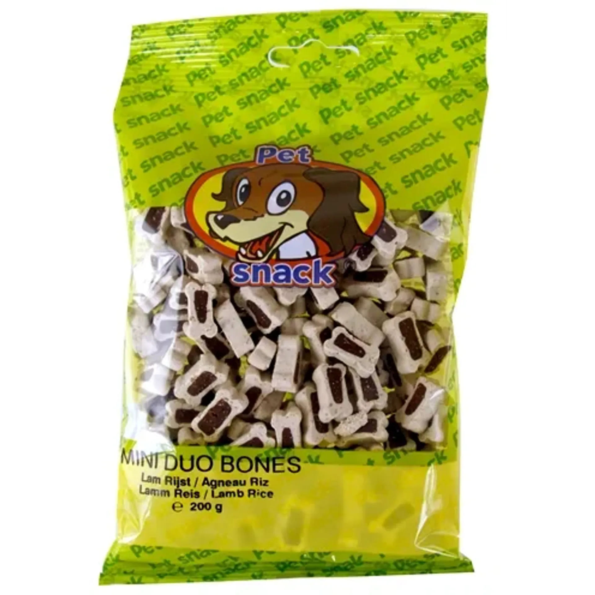 PETSNACK BOTJES DUO LAM / RIJST 14X200 GR
