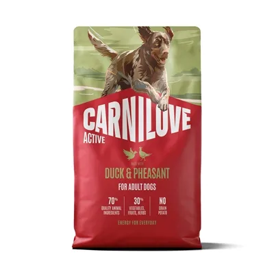 CARNILOVE ACTIVE ADULT ALL BREEDS DUCK / PHEASANT 4 KG CARNILOVE ACTIVE ADULT ALL BREEDS DUCK / PHEASANT 4 KG