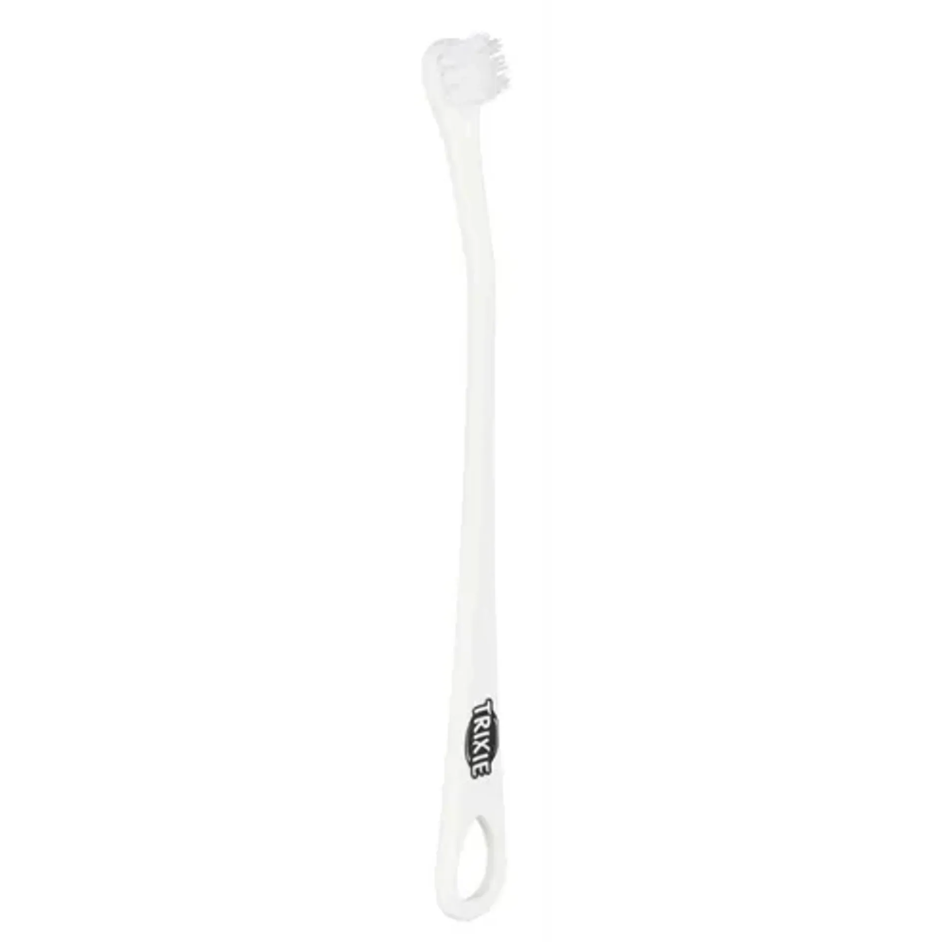 TRIXIE TANDENBORSTELSET KATTEN / KLEINE HONDEN WIT 15 CM 4 ST