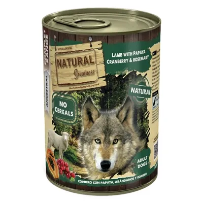 NATURAL GREATNESS LAMB / PAPAYA 400 GR NATURAL GREATNESS LAMB / PAPAYA 400 GR