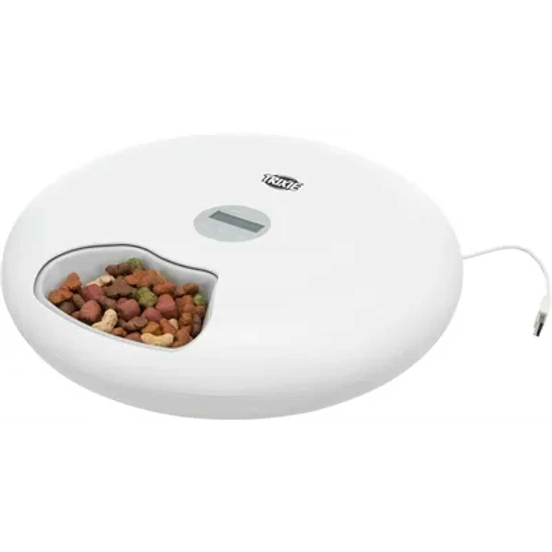 TRIXIE VOERAUTOMAAT TX5+1 6 MAALTIJDEN 180 ML WIT 32X32X8 CM