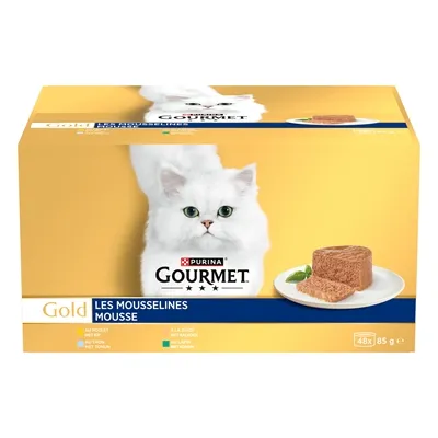 GOURMET GOLD MOUSSE MULTIPACK 48X85 GR GOURMET GOLD MOUSSE MULTIPACK 48X85 GR