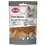TRIXIE FISH BONES MET KIPPENBORST EN ZALM 50 GR TRIXIE FISH BONES MET KIPPENBORST EN ZALM 50 GR