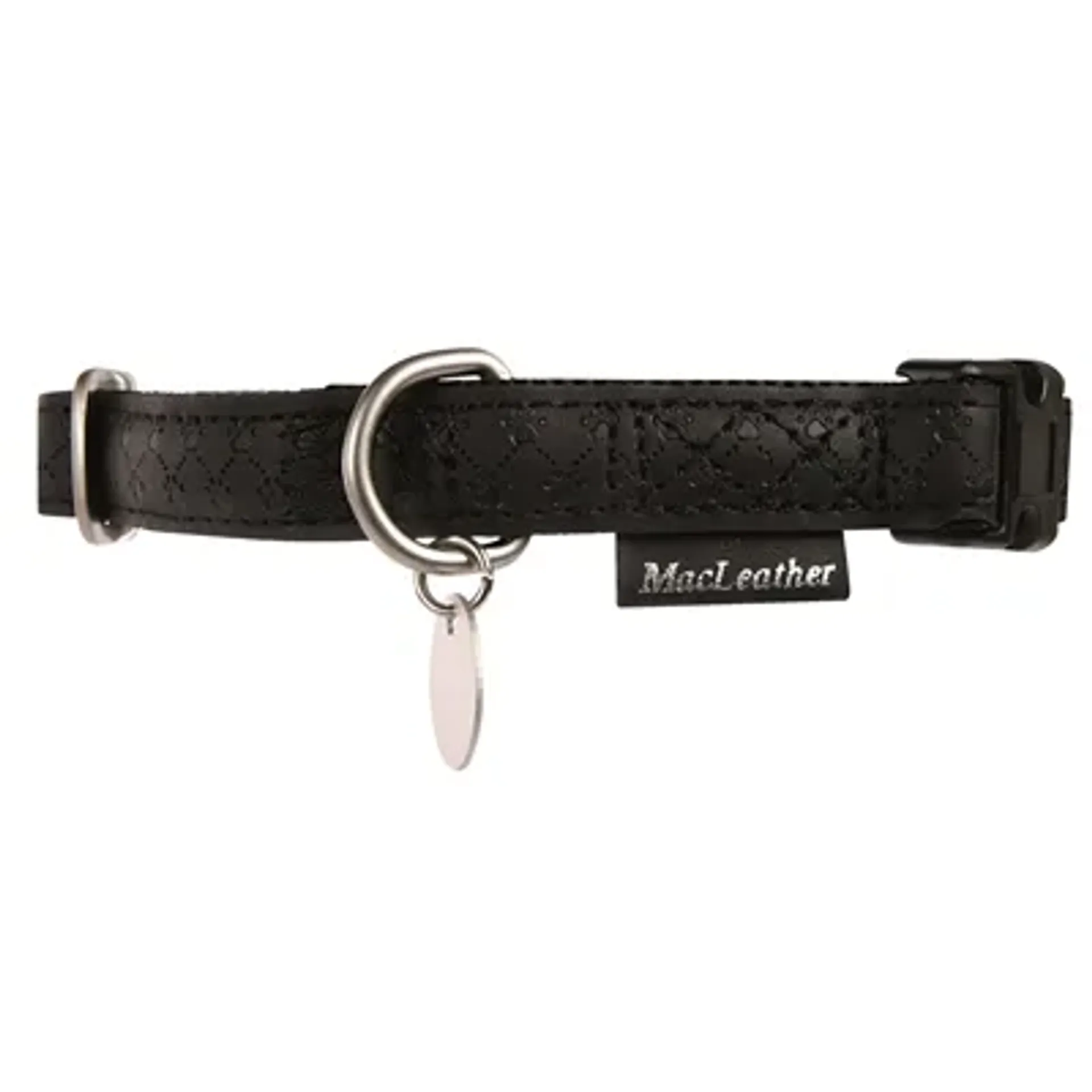 MACLEATHER HALSBAND ZWART 20-40X1,5 CM