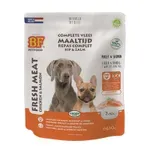 Bf petfood vleesvoeding zalm worst Bf petfood vleesvoeding zalm worst