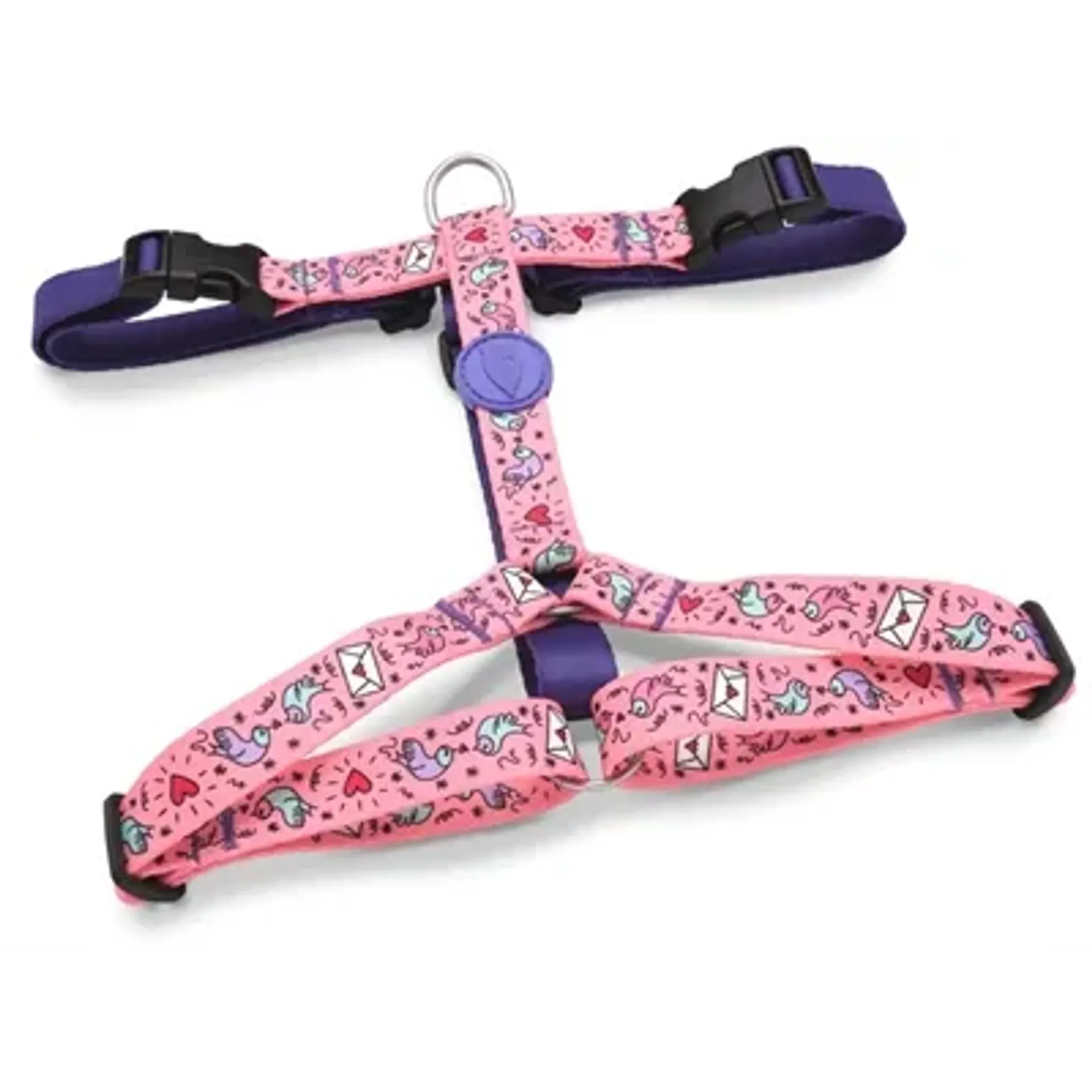 MORSO HONDENTUIG H-TUIG GERECYCLED SWEET TWEET ROZE 40-55X1,5 CM