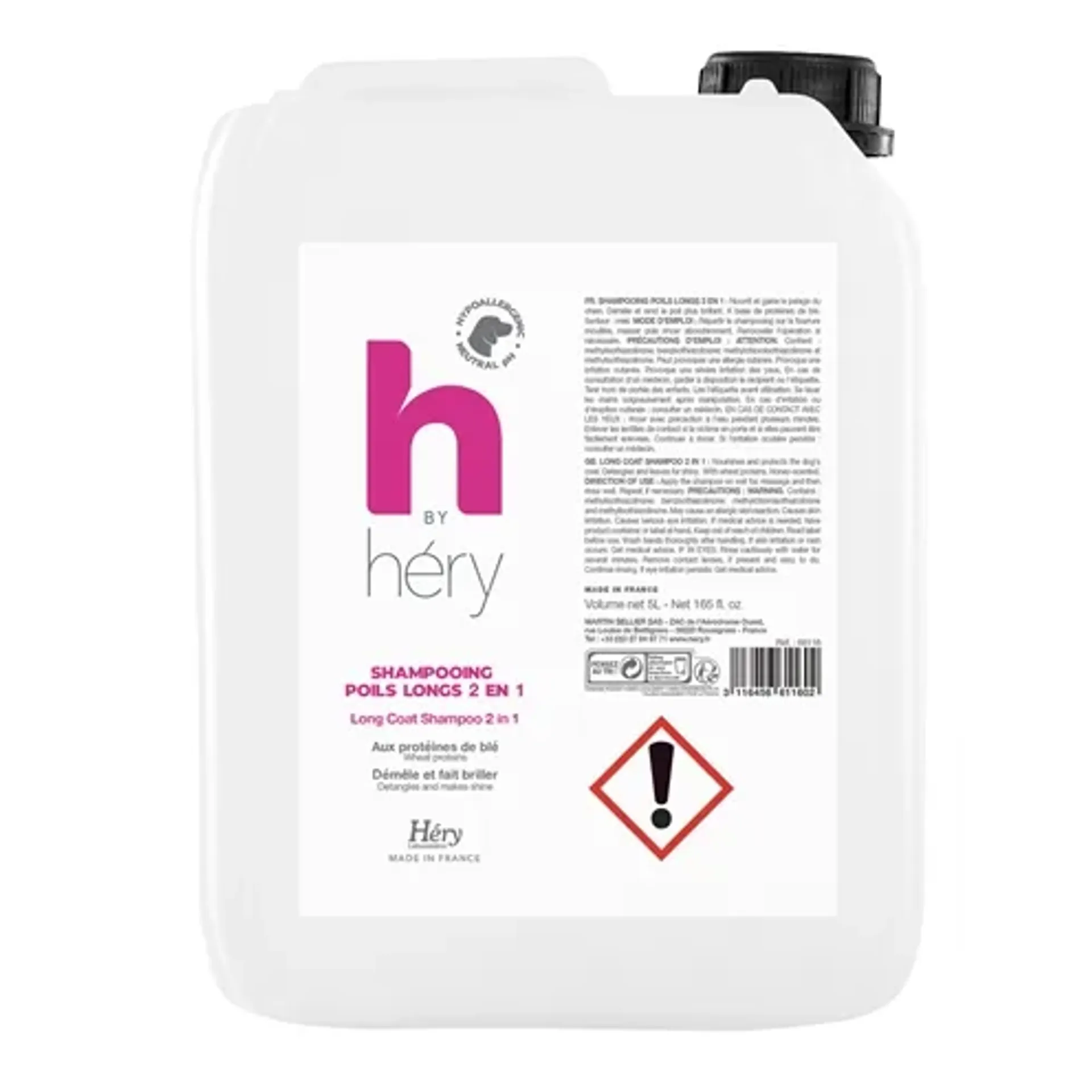 H BY HERY SHAMPOO HOND VOOR LANG HAAR 5 LTR