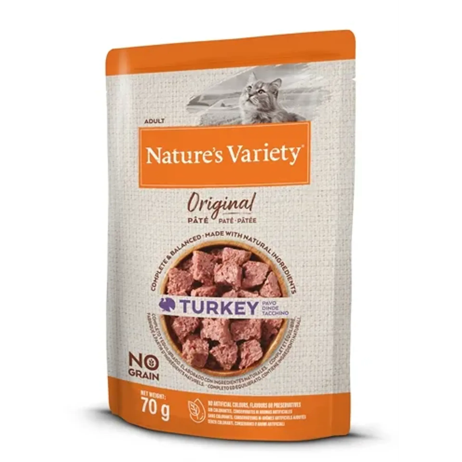 NATURES VARIETY ORIGINAL POUCH TURKEY 12X70 GR