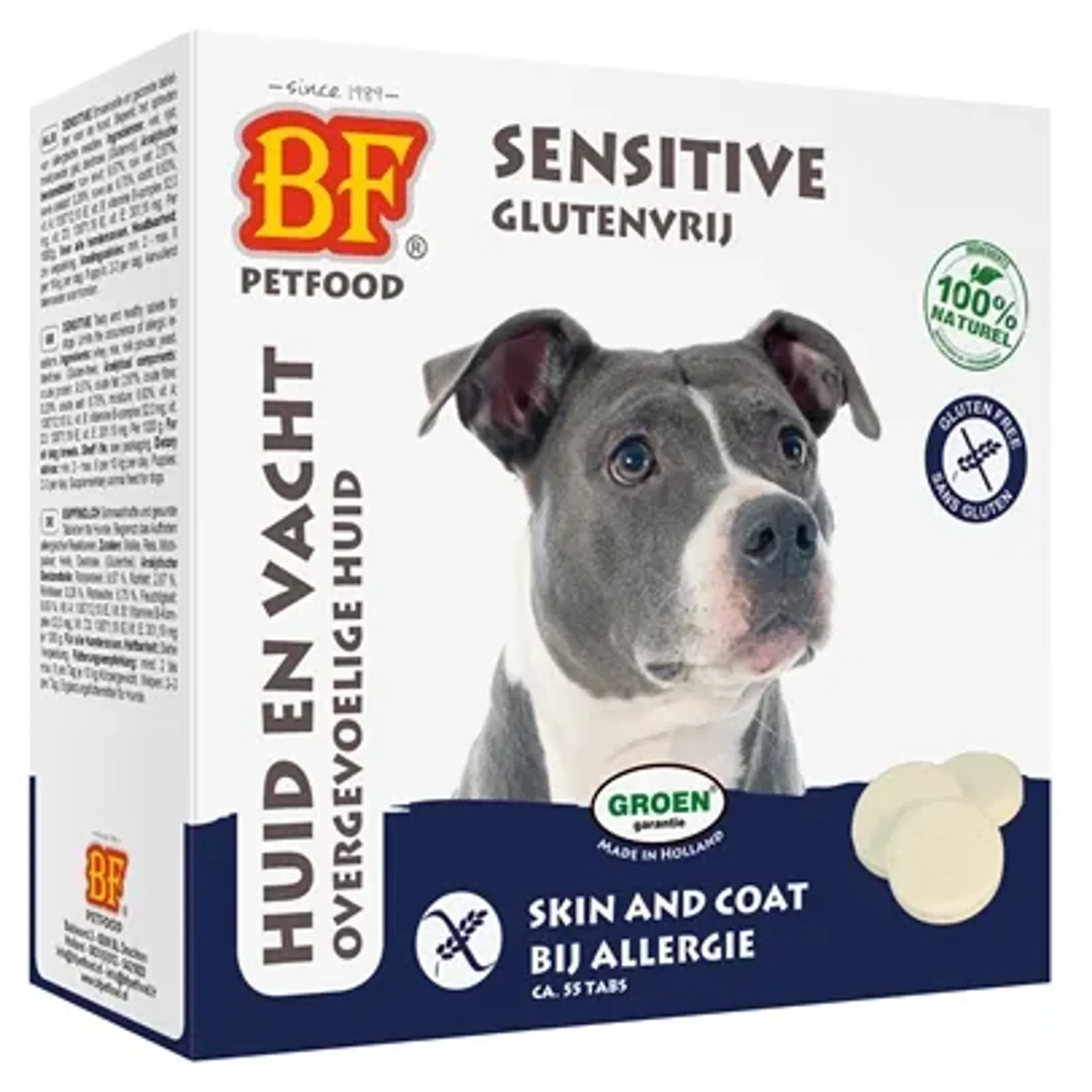 BF PETFOOD HONDENSNOEPJE SENSITIVE HYPOALLERGEEN SKIN EN COAT 55 ST