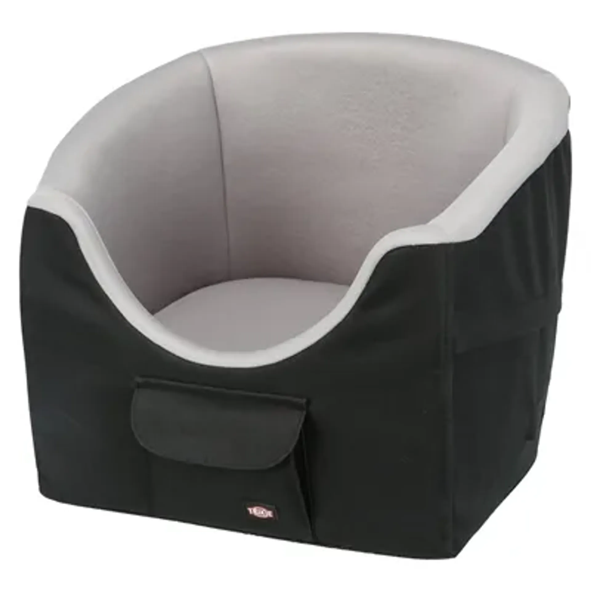 TRIXIE HONDENMAND AUTOSTOEL ZWART / GRIJS 45X42X39 CM