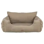 TRIXIE AUTOSTOEL DUBBEL TAUPE 80X60X35 CM TRIXIE AUTOSTOEL DUBBEL TAUPE 80X60X35 CM