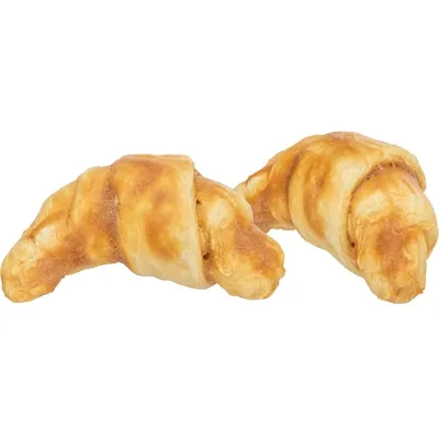 TRIXIE DENTA FUN CROISSANTS VAN COLLAGEEN MET KIP 2 ST 80 GR TRIXIE DENTA FUN CROISSANTS VAN COLLAGEEN MET KIP 2 ST 80 GR