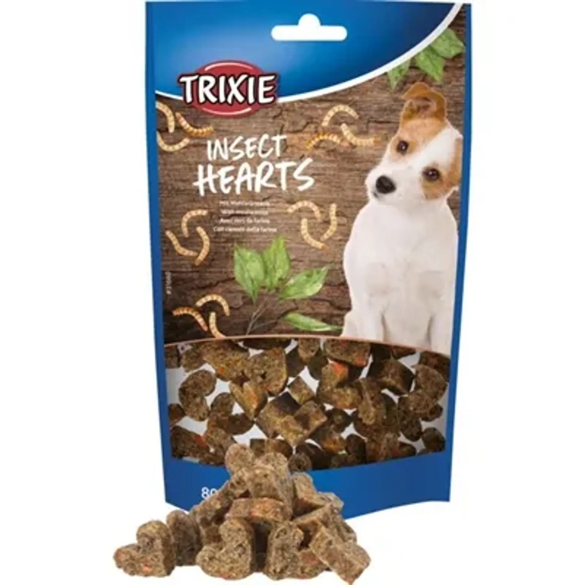 TRIXIE INSECT HEARTS MET MEELWORMEN 80 GR