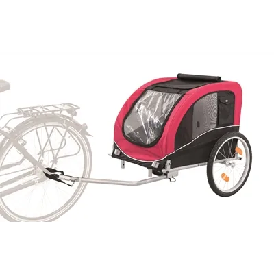 TRIXIE HONDENFIETSKAR ZWART / ROOD 80X75X86 CM TRIXIE HONDENFIETSKAR ZWART / ROOD 80X75X86 CM