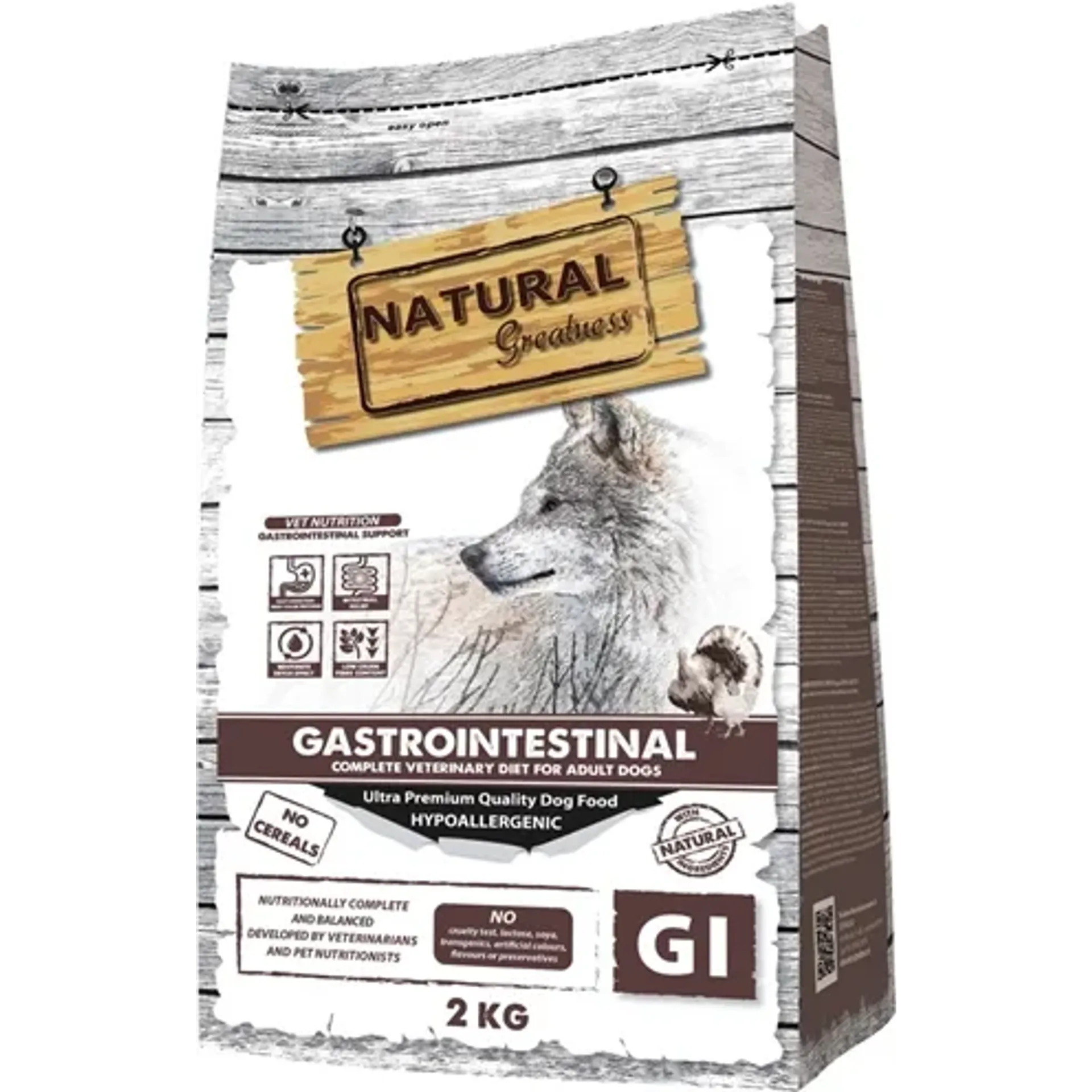 NATURAL GREATNESS VETERINARY DIET DOG GASTROINTESTINAL COMPLETE 6 KG