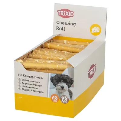 TRIXIE KAUWROL GEVULD KAAS 12 CM 22 GR 100 ST TRIXIE KAUWROL GEVULD KAAS 12 CM 22 GR 100 ST
