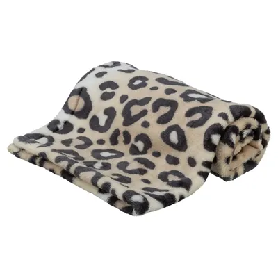 TRIXIE HONDENDEKEN LEO SOFTPLUCHE PANTERPRINT CREME 100X70 CM TRIXIE HONDENDEKEN LEO SOFTPLUCHE PANTERPRINT CREME 100X70 CM