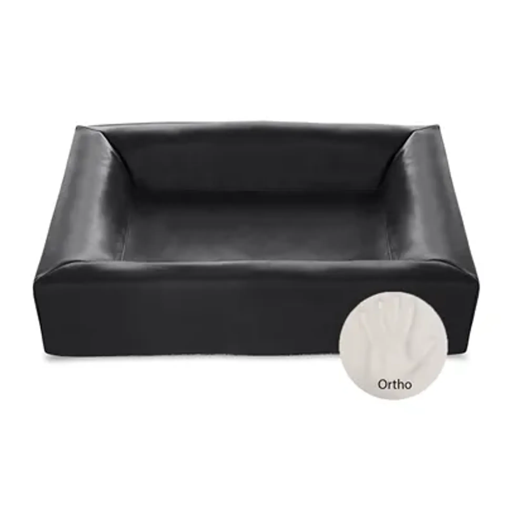 BIA BED HONDENMAND ORTHOPEDISCH ZWART BIA-3 70X60X15 CM