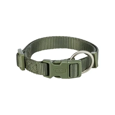 TRIXIE HALSBAND HOND PREMIUM OLIJFGROEN 35-55X2 CM TRIXIE HALSBAND HOND PREMIUM OLIJFGROEN 35-55X2 CM