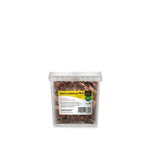 UTOPIA GEDROOGDE SNACKGARNALEN 70 GR UTOPIA GEDROOGDE SNACKGARNALEN 70 GR