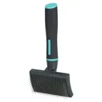 ZOLUX ANAH SLICKERBORSTEL INTREKBAAR ZWART / BLAUW M 9X5X19 CM ZOLUX ANAH SLICKERBORSTEL INTREKBAAR ZWART / BLAUW M 9X5X19 CM