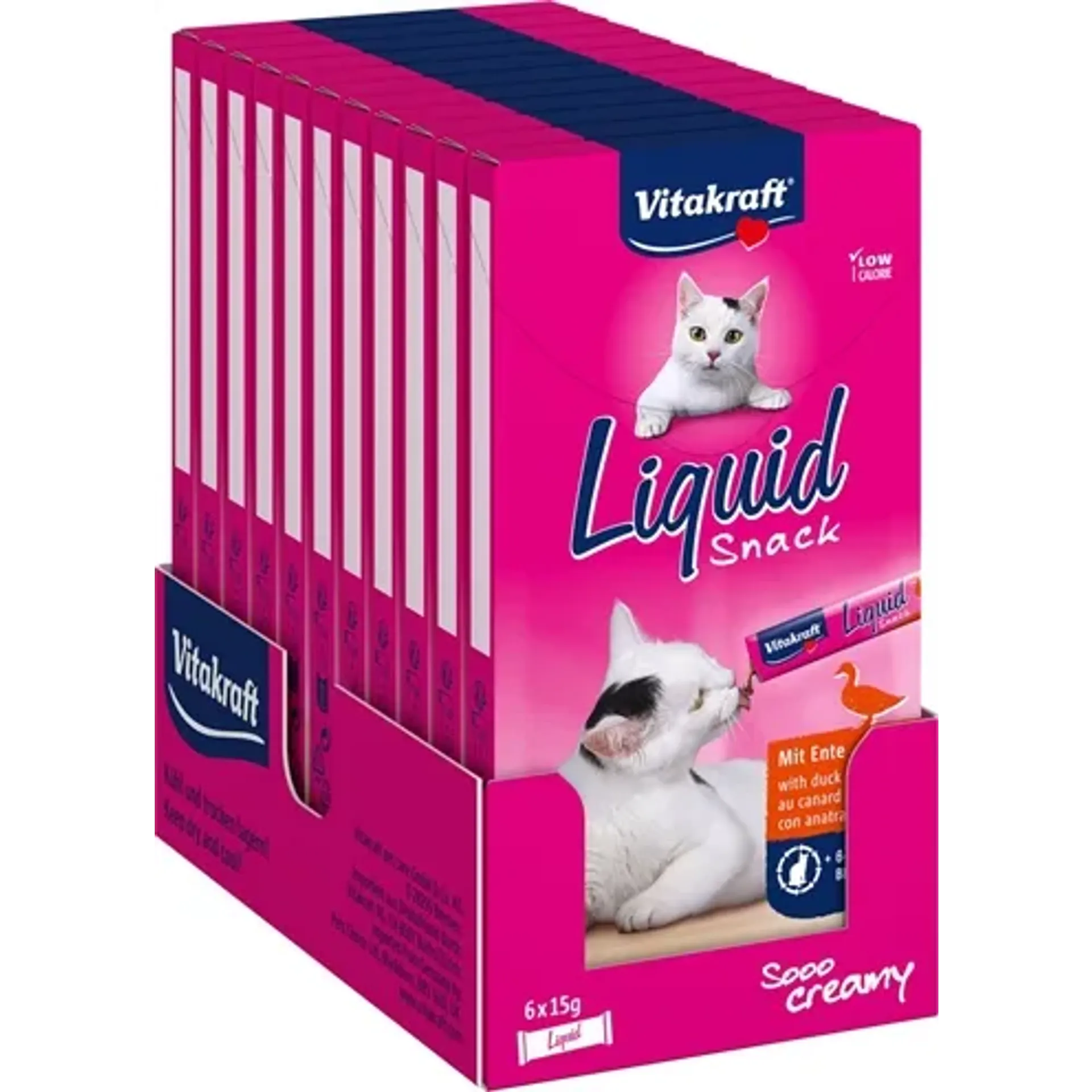 VITAKRAFT CAT LIQUID SNACK EEND & B-GLUCAAN 11X6 ST
