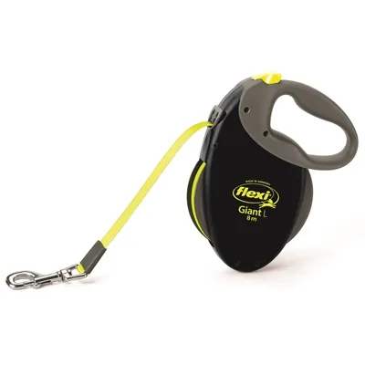 FLEXI ROLLIJN GIANT TAPE NEON ZWART / GEEL L 8 MTR FLEXI ROLLIJN GIANT TAPE NEON ZWART / GEEL L 8 MTR
