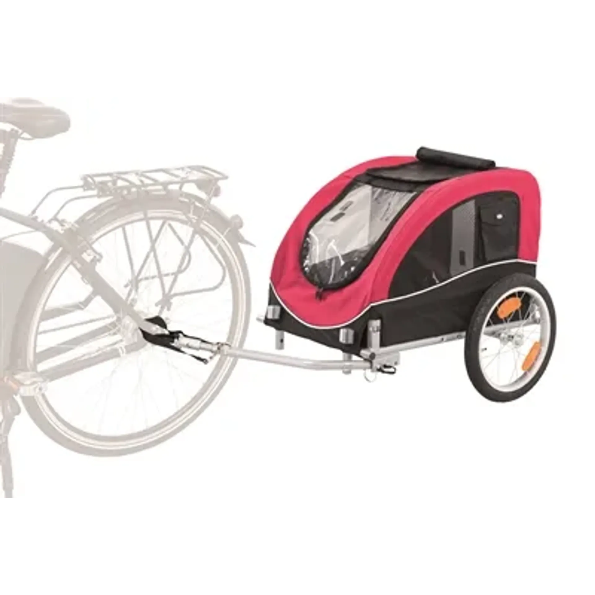 TRIXIE HONDENFIETSKAR ZWART / ROOD 75X63X68 CM