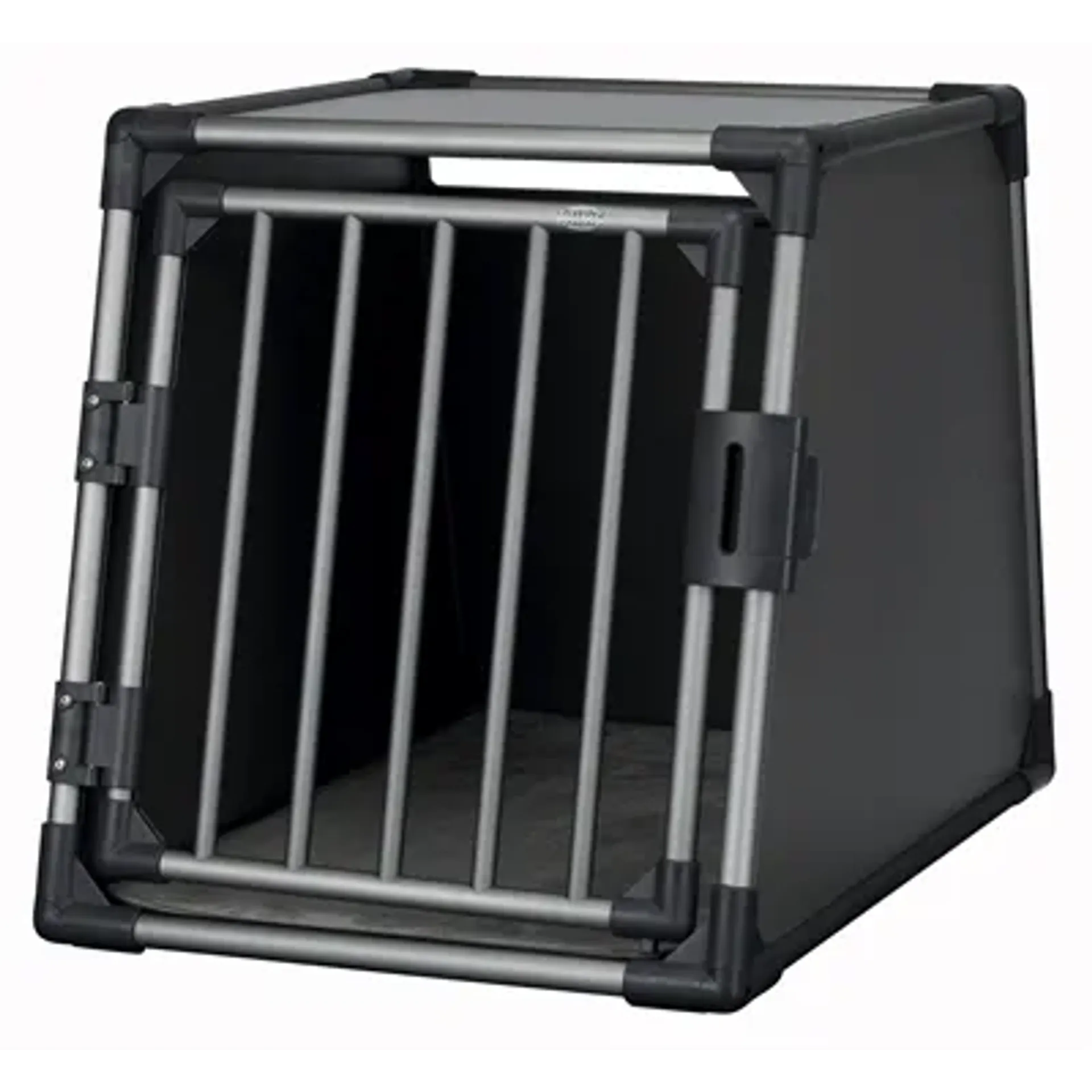 TRIXIE VERVOERSBOX ALUMINIUM GRAFIET M–L: 86X61X65 CM