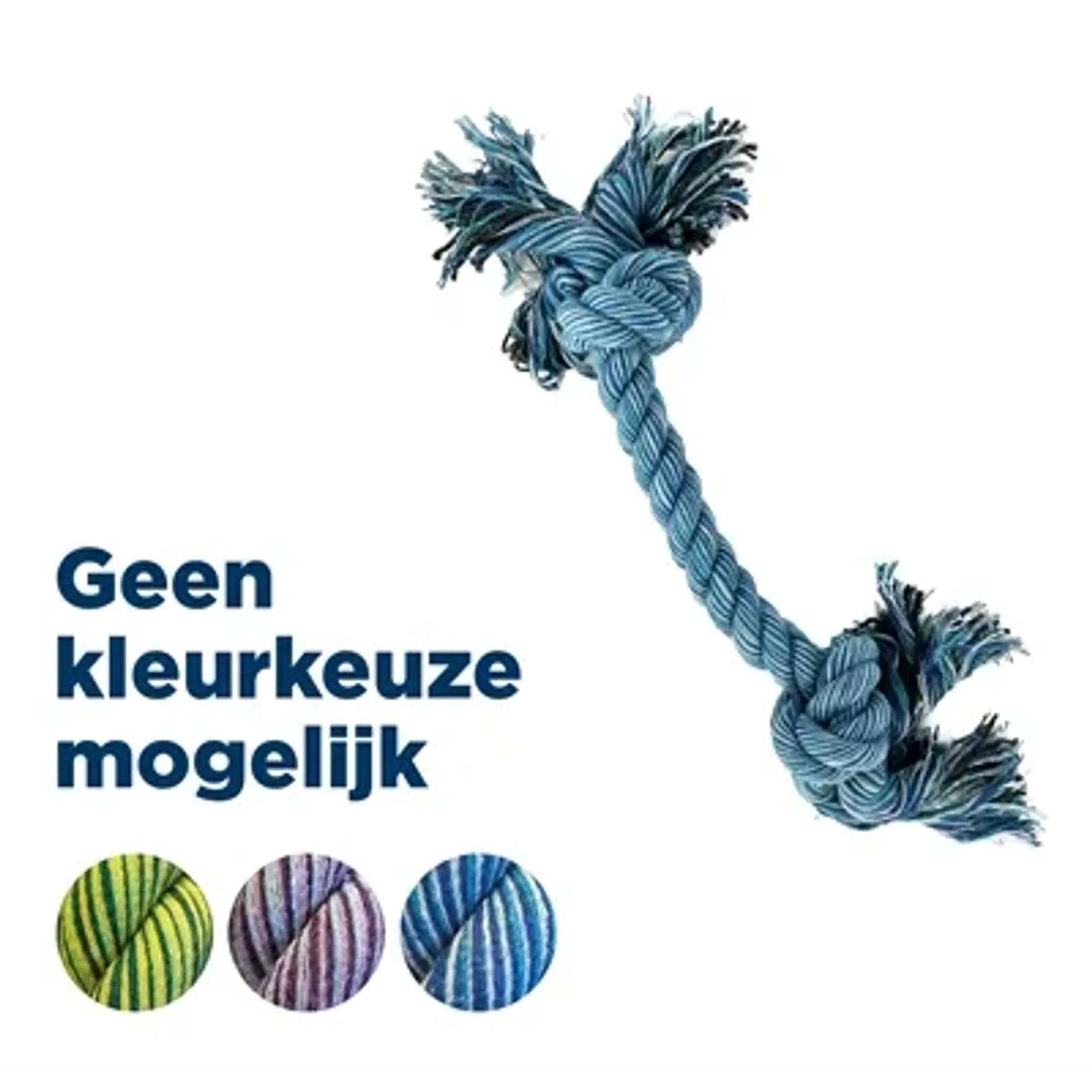 HAPPY PET FLOSSIN FUN 2 KNOOP MEDIUM 38X7X7 CM