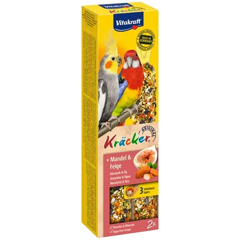 VITAKRAFT VALKPARKIET KRACKER FRUIT 2 IN 1 VITAKRAFT VALKPARKIET KRACKER FRUIT 2 IN 1
