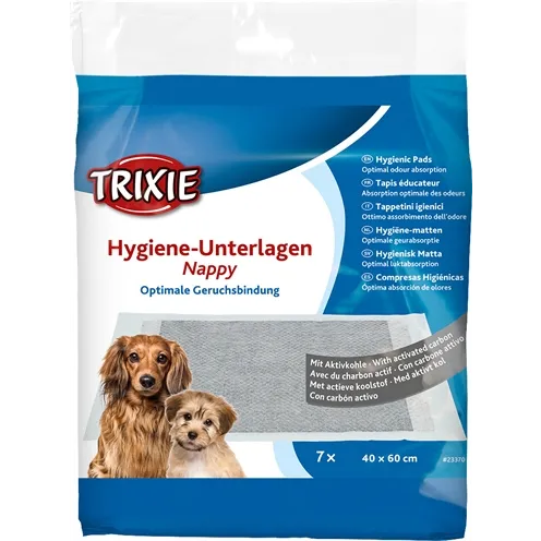 TRIXIE PUPPYPADS NAPPY MET KOOLSTOF 60X40 CM 7 ST TRIXIE PUPPYPADS NAPPY MET KOOLSTOF 60X40 CM 7 ST