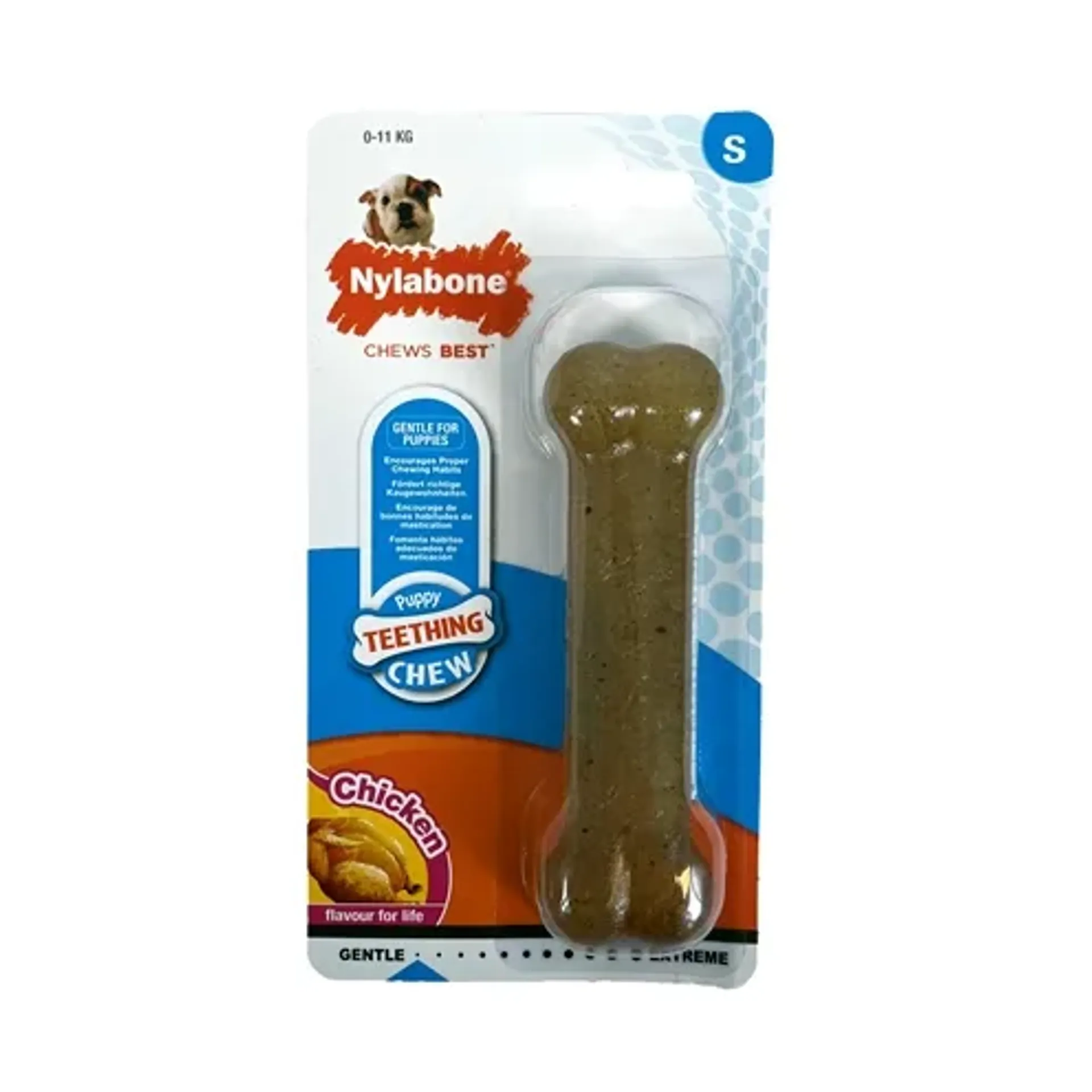 NYLABONE PUPPY CHEW KIPSMAAK TOT 11 KG