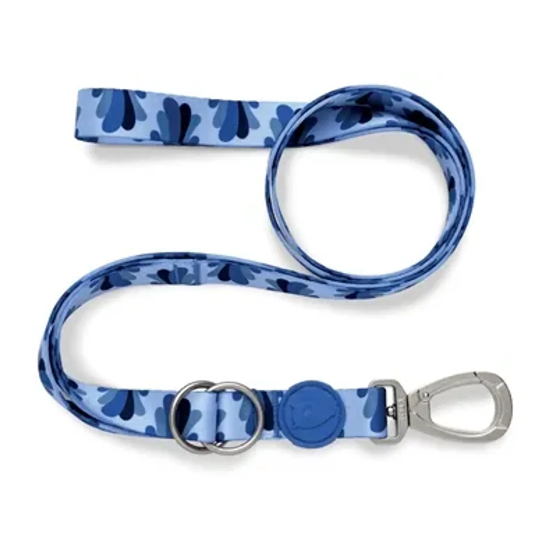 MORSO HONDENRIEM VERSTELBAAR GERECYCLED SPLASH BLAUW 65-200X2,5 CM 20-80 KG