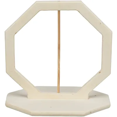 TRIXIE VOERRING ONBEHANDELD HOUT 17X17X12 CM TRIXIE VOERRING ONBEHANDELD HOUT 17X17X12 CM