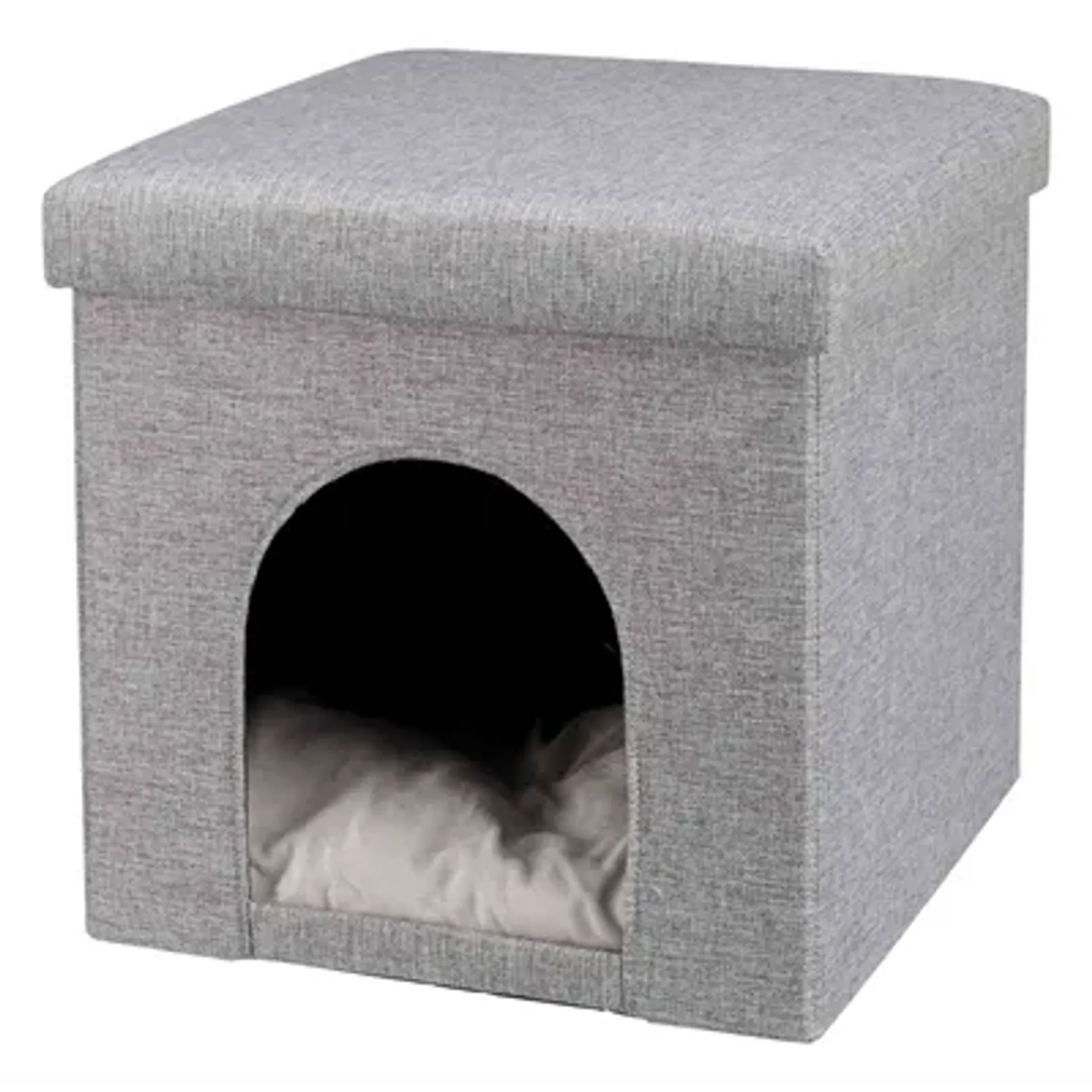 TRIXIE POEF KATTENMAND RELAX-IGLO ALOIS GRIJS 40X40X38 CM