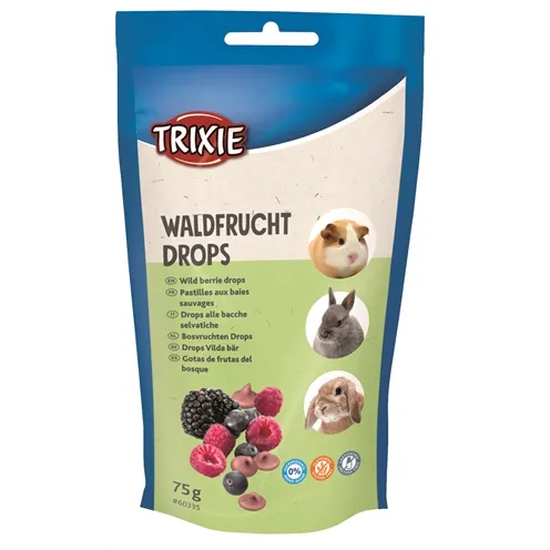 TRIXIE KNAAGDIER DROPS BOSVRUCHTEN 75 GR TRIXIE KNAAGDIER DROPS BOSVRUCHTEN 75 GR