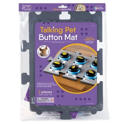 HUNGER FOR WORDS TALKING PET BUTTON MAT 47,X34,X2, CM HUNGER FOR WORDS TALKING PET BUTTON MAT 47,X34,X2, CM