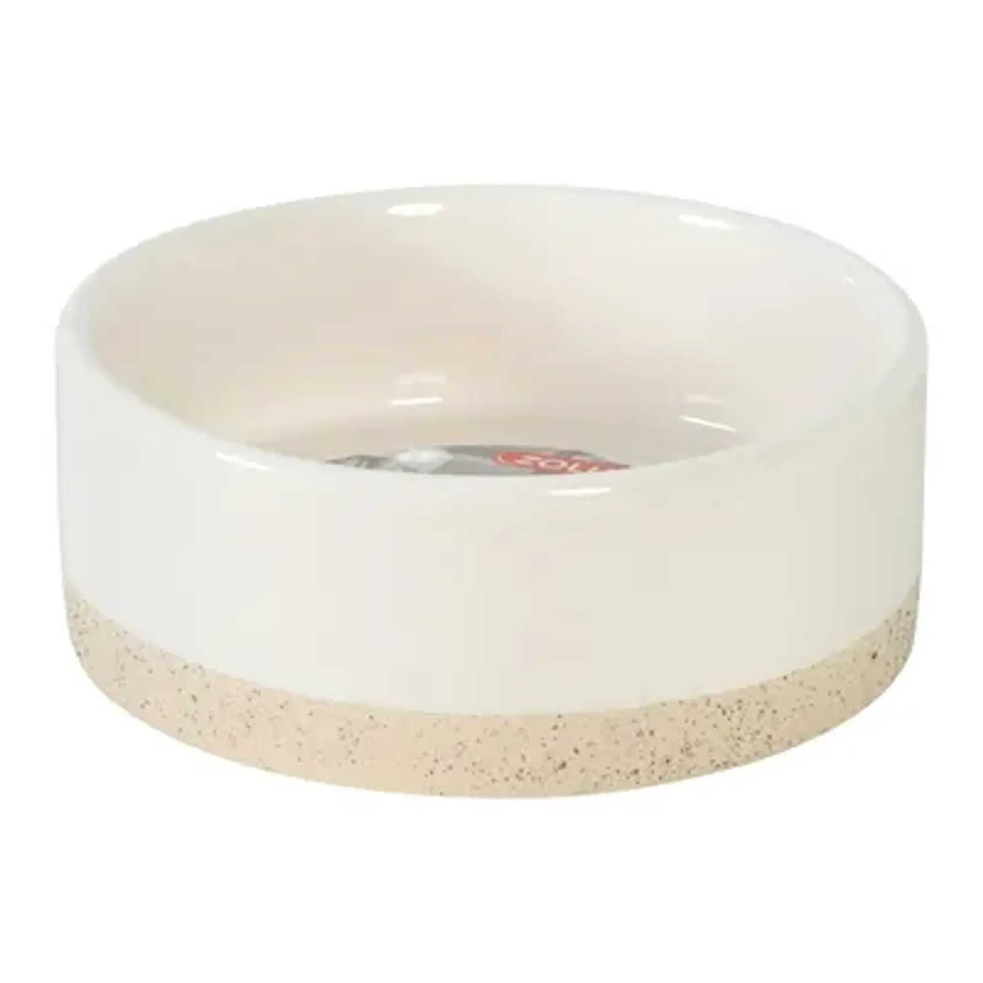ZOLUX OLARIA VOERBAK KERAMIEK BEIGE 12 CM 300 ML