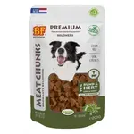 BF PETFOOD MEAT CHUNKS RUND EN HERT 200 GR BF PETFOOD MEAT CHUNKS RUND EN HERT 200 GR