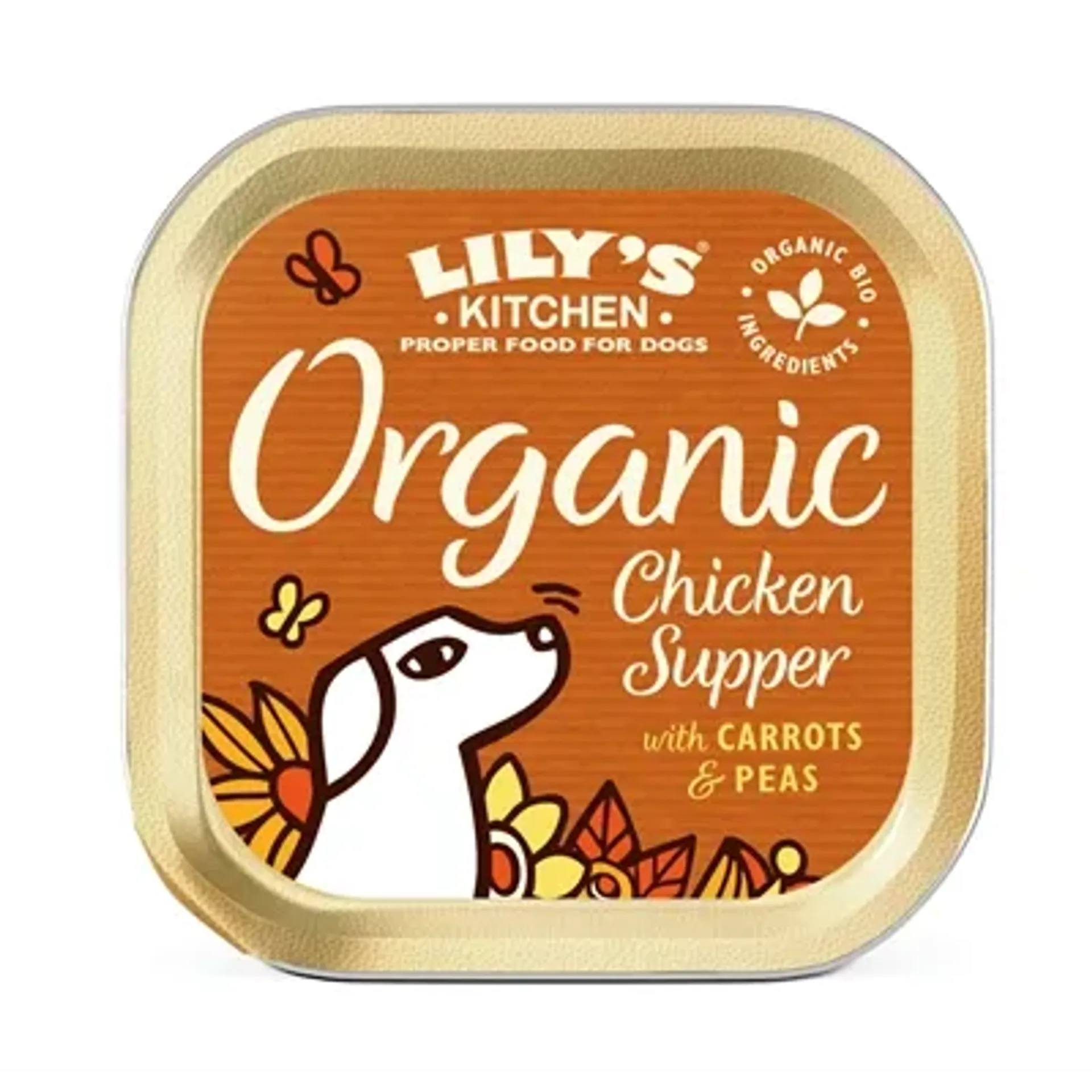 LILY’S KITCHEN DOG ORGANIC CHICKEN SUPPER 11X150 GR
