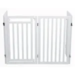 TRIXIE HONDENHEK MET DEUR WIT 60-160 X 81 CM TRIXIE HONDENHEK MET DEUR WIT 60-160 X 81 CM