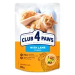 CLUB 4 PAWS PREMIUM ADULT POUCH LAM IN SAUS 24X85 GR CLUB 4 PAWS PREMIUM ADULT POUCH LAM IN SAUS 24X85 GR