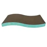 EASYPETS CAT SCRATCHER WAVE TURQUOISE EASYPETS CAT SCRATCHER WAVE TURQUOISE