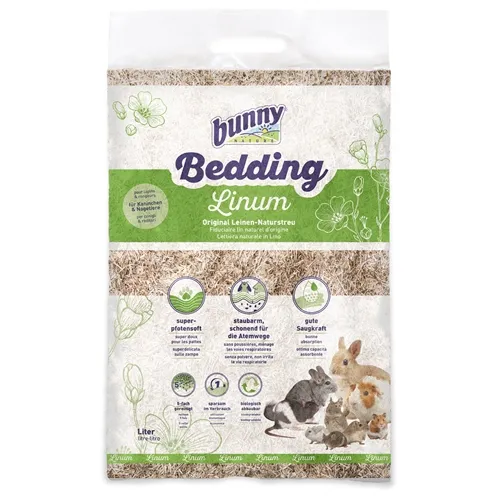 BUNNY NATURE BUNNYBEDDING LINUM VLASVEZEL 12,5 LTR BUNNY NATURE BUNNYBEDDING LINUM VLASVEZEL 12,5 LTR